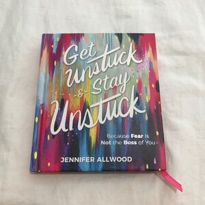 📚3/$35 Get Unstuck and Stay Unstuck Hardcover Book by Jennifer Allwood
